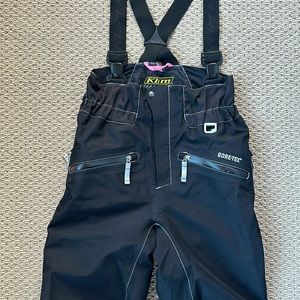 KLIM Women’s Alpine Bib Snowmobile Pant Size M Tall